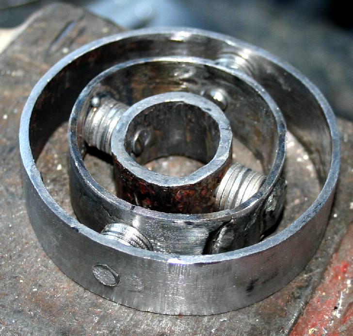 Gimbal hip or leg joint